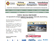 Tablet Screenshot of dwi-sued.de